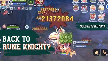 ROX -  BACK TO RUNE KNIGHT? 🧐