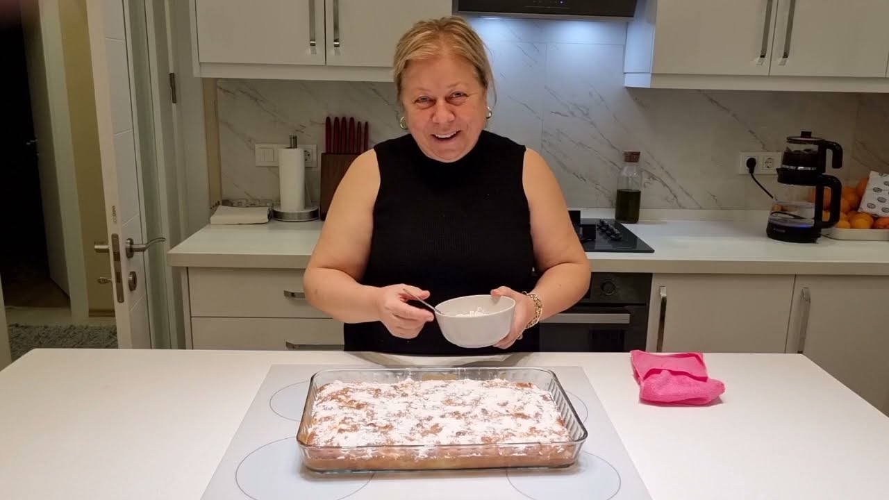 Elmalı kek anca bu kadar güzel olur👏👏👏