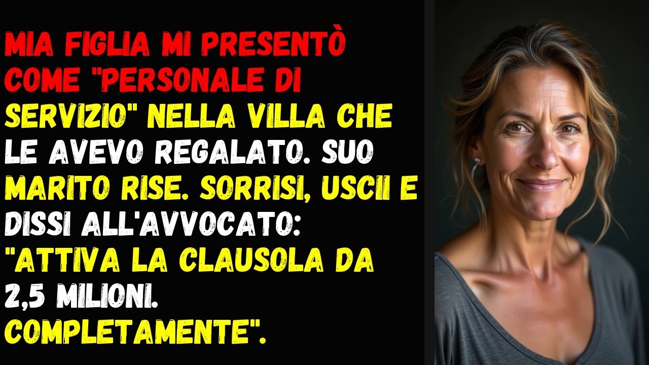 Mia figlia mi presentò come 