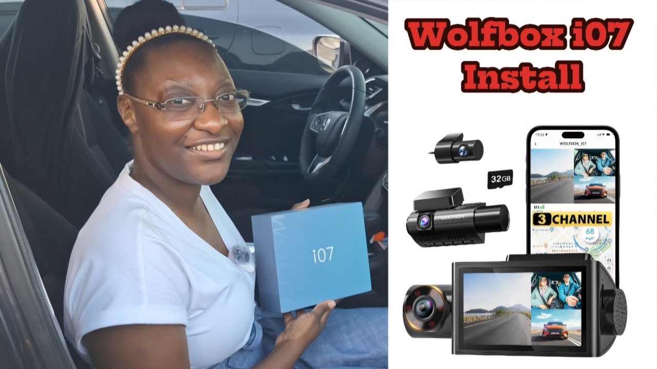 WOLFBOX i07 Dash Cam Rear Camera Installation - Step-by-Step Guide 2024 