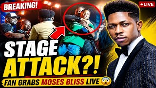 Breaking — something unexpected just happened to Moses Bliss on stage… #ghana #viralpage #mosesbliss