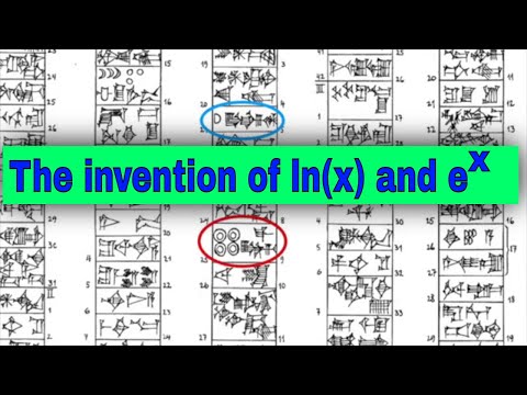 How people came up with the natural logarithm and the exponential function #SoME1