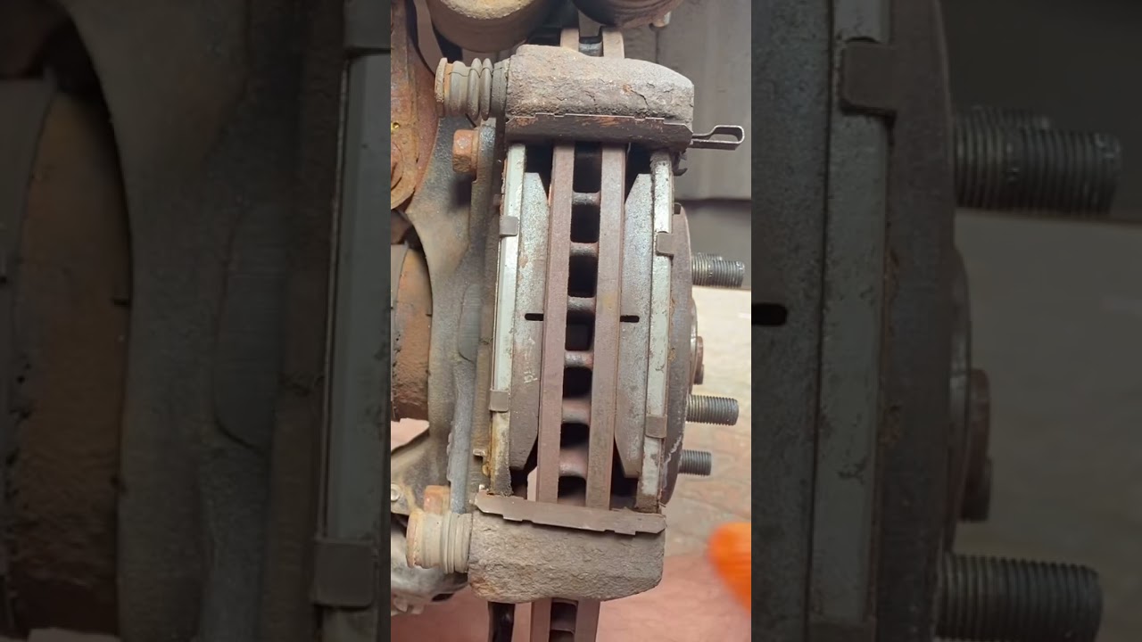 Clonking noise when braking! ( full video on my channel ! ) #brakerepair #knocking #brakepads