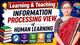 Information Processing View of Human Learning#B.Ed. #education