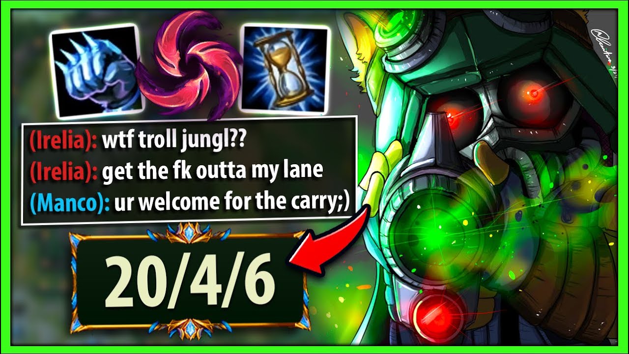 TOXIC EUW STREAMER Thinks Teemo Jungle Is Troll... So I CARRIED HIM - League of Legends