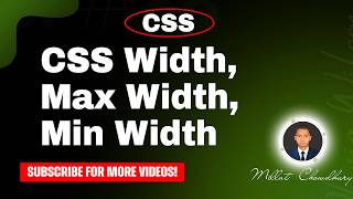 css  width, max width, min width, css tutorial, html css, css full course