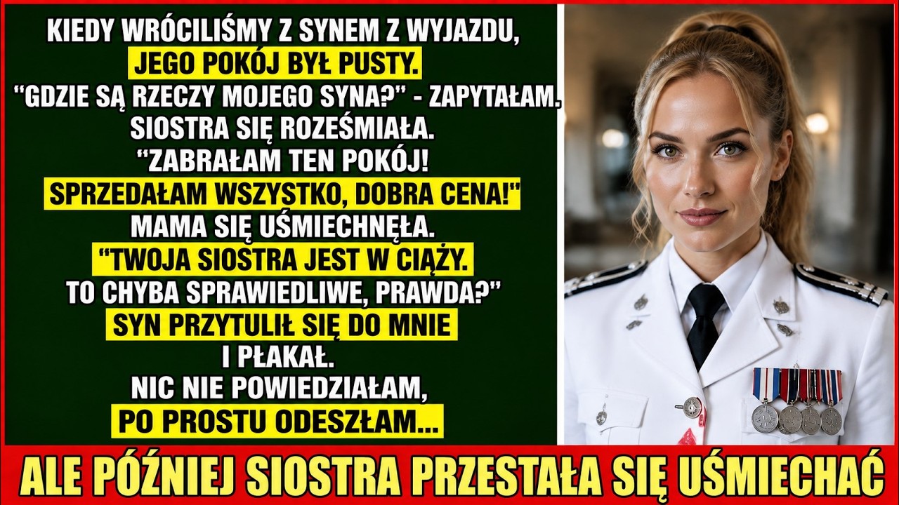 Wróciłam z pogrzebu cioci i zastałam pokój mojego siedmioletniego syna pusty. Łóżko, biurko, szafa z naklejkami – wszystko zniknęło. Mąż powiedział spokojnie: „Agnieszka mówiła, że już załatwiła....