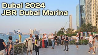 Dubai 2024 🇦🇪 Amazing Jumeirah Beach Residence ⛱️ [4K] HDR