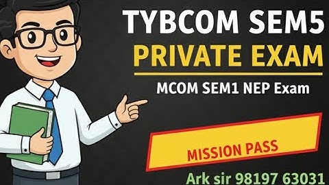 Tybcom sem5 idol Mumbai University Exam 2025 |mcom sem1 nep Exam|ARk sir |University Paper Solution