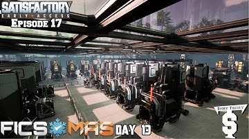 E17 - FICSMAS Day 13 - How to Build Logistics Floors - Satisfactory Update 8 Let