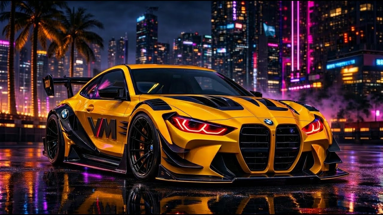 🔴 Cyberpunk Night Drive Music 24/7 | Ambient Progressive Flow 95 BPM | Neon City BMW M4