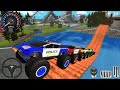 Juegos de Carros - Police Monster Trucks Impossible Driver #2 - Car Extreme Racing Android Gameplay