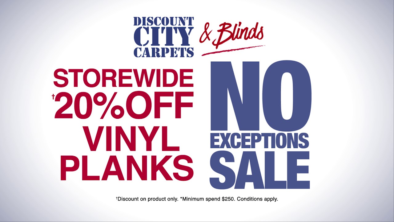Discount City Carpets 20 OFF No Exceptions YouTube
