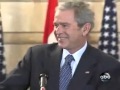 ضرب رئيس امريكا جورج بوش بالحذاء التأريخي