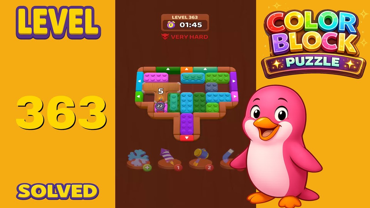 Color Block Puzzle – Level 363 | Walkthrough - YouTube