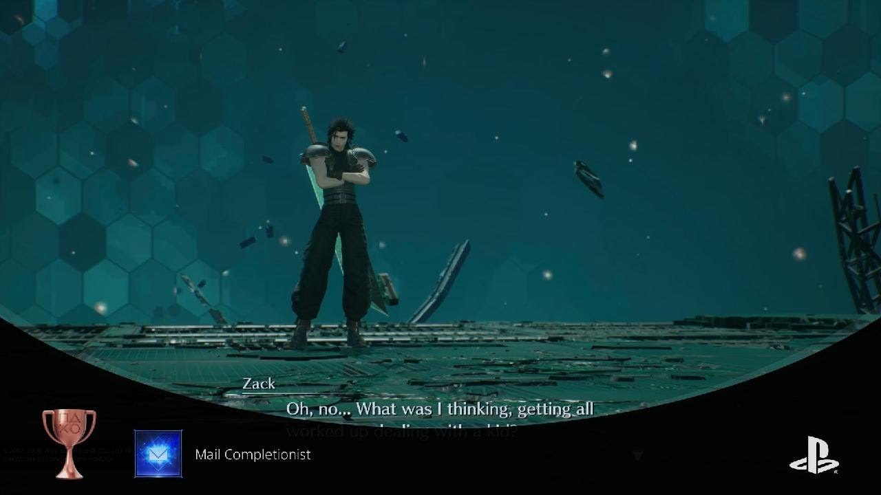 Crisis Core: Final Fantasy 7 - Reunion (PS5): Mail Completionist Trophy