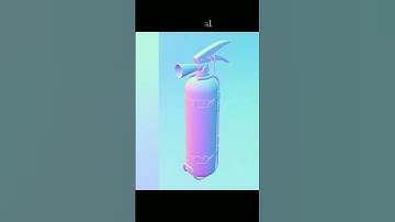 Fire extinguisher 3d model render frames #3danimation #3dmodeling #3dsmax #artstation #blender3d