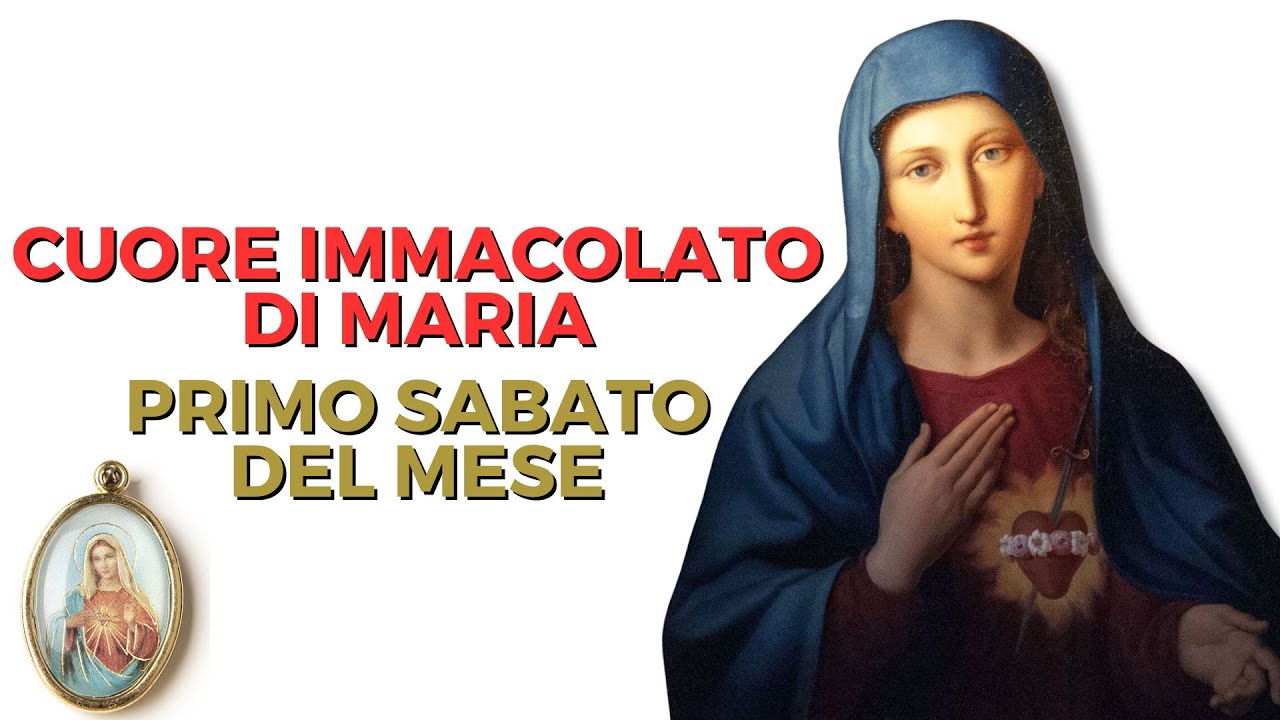 La DEVOZIONE al Cuore Immacolato di MARIA per il Primo Sabato di Dicembre