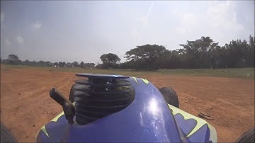 RC CAR HSP CAMPER 1/8 NITRO ENGINE - Test di lapangan pantai indah kapuk