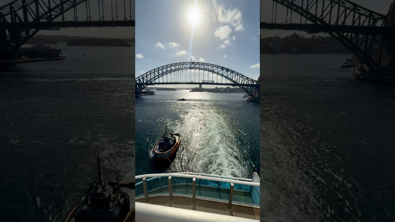 Watching Sydney Fade Away on the Discovery Princess #travel #ocean #moment