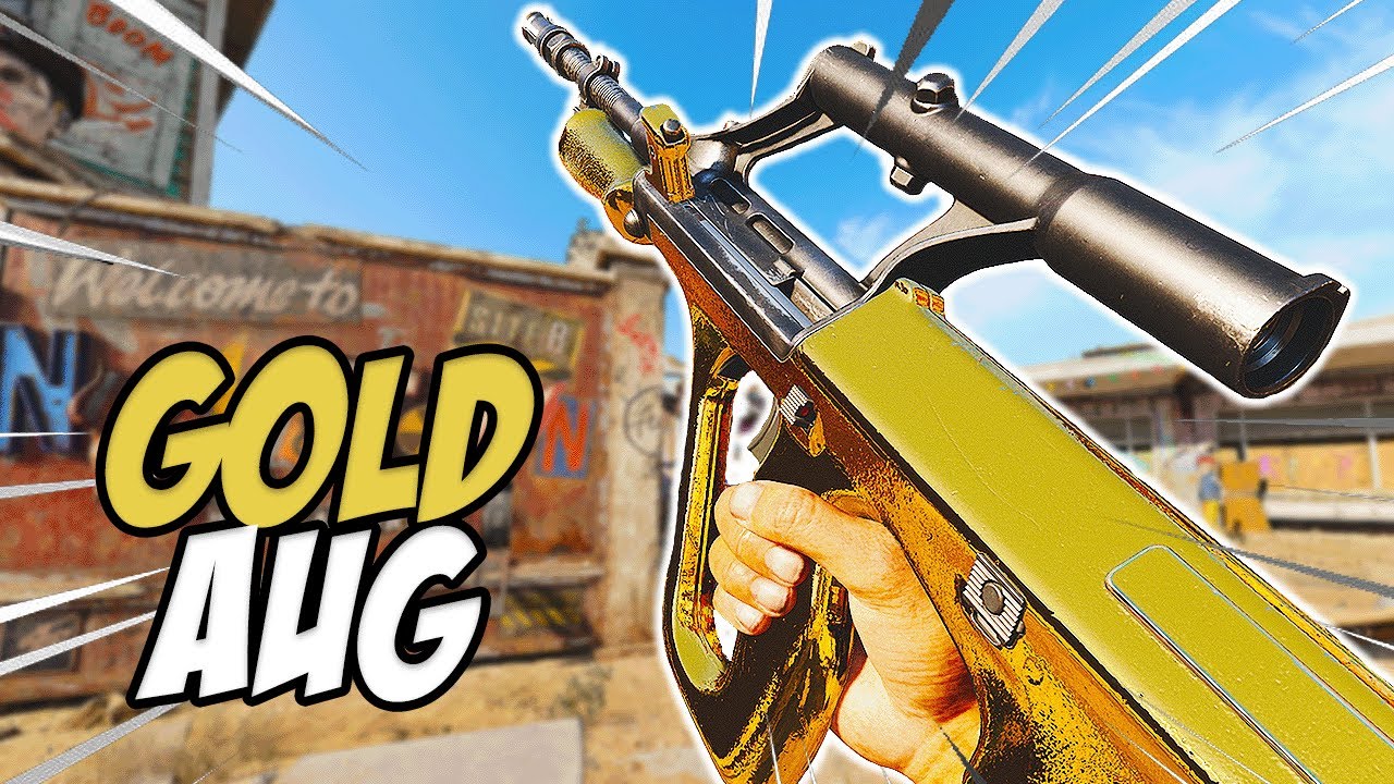 Gold AUG And Audible Audio Books (Cold War DM Ultra Grind 2022)