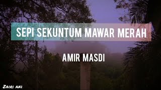 Amir Masdi (cover) - Sepi Sekuntum Mawar Merah (Lirik)