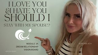 I love you I hate you: Module 3A Dream Relationship Vision Board