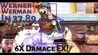 Cuphead - Werner Werman in 37.89s - Version 1.1.5 - Lobber/Spread Route