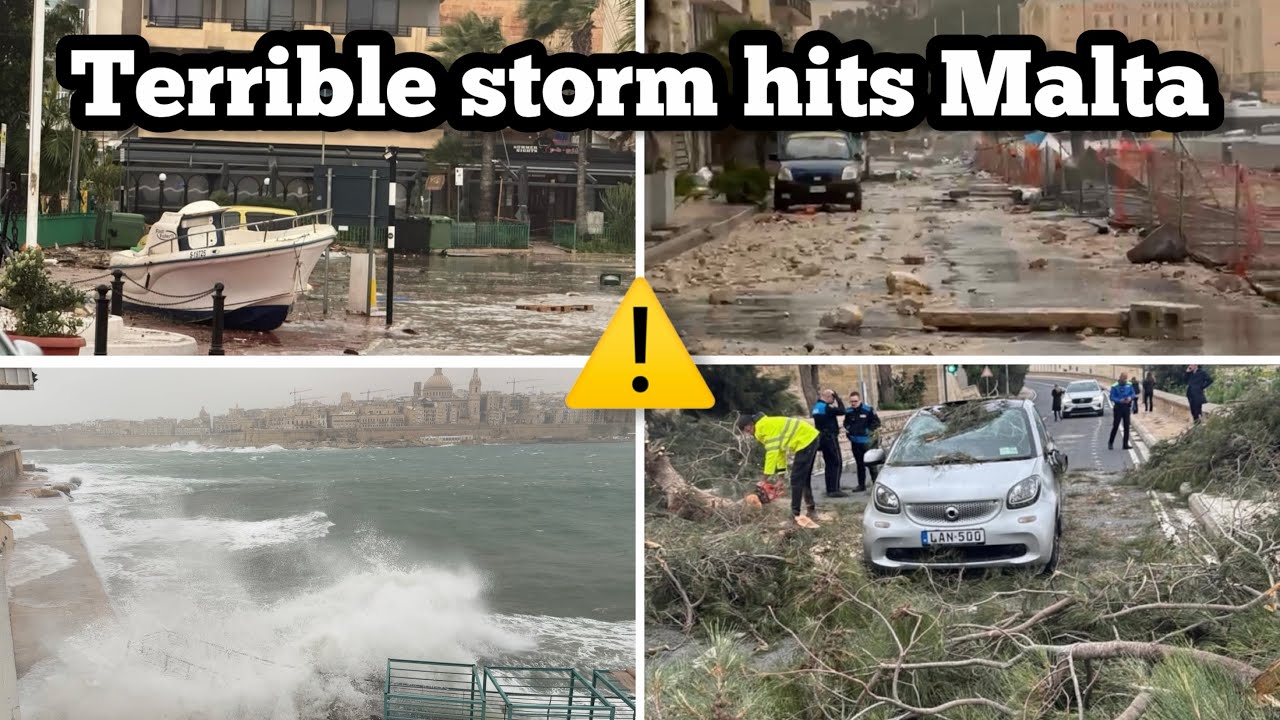 Terrible Storm Hits Malta – This Is What Happened - YouTube