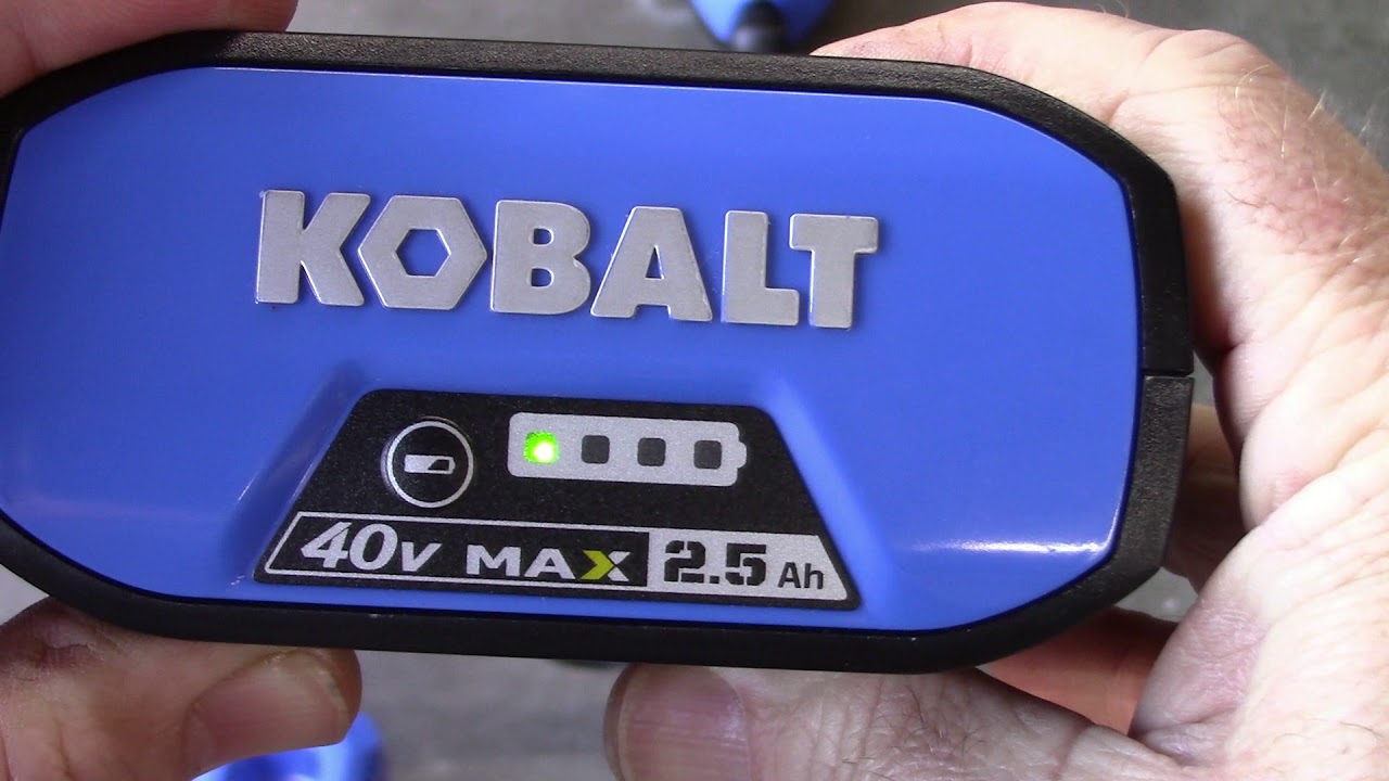 kobalt 40v max trimmer