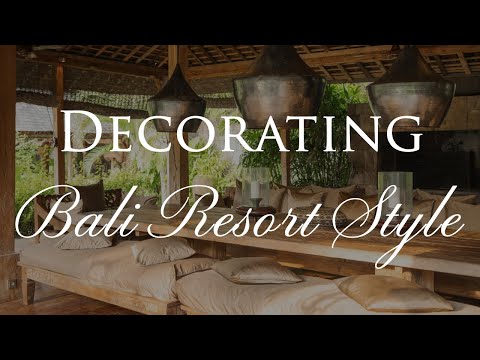 Video: Retreat elegant de vacanță în Bali cu decoruri cu accente negre: Casa Mahatma