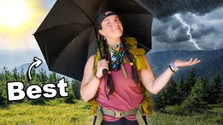 Why You Should Bring an Umbrella Backpacking!