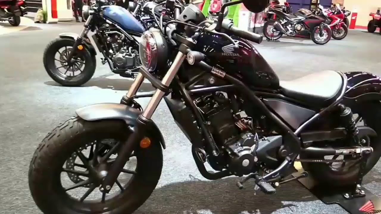 2021 Honda Rebel 300 walkround review at Youtube first Look - YouTube