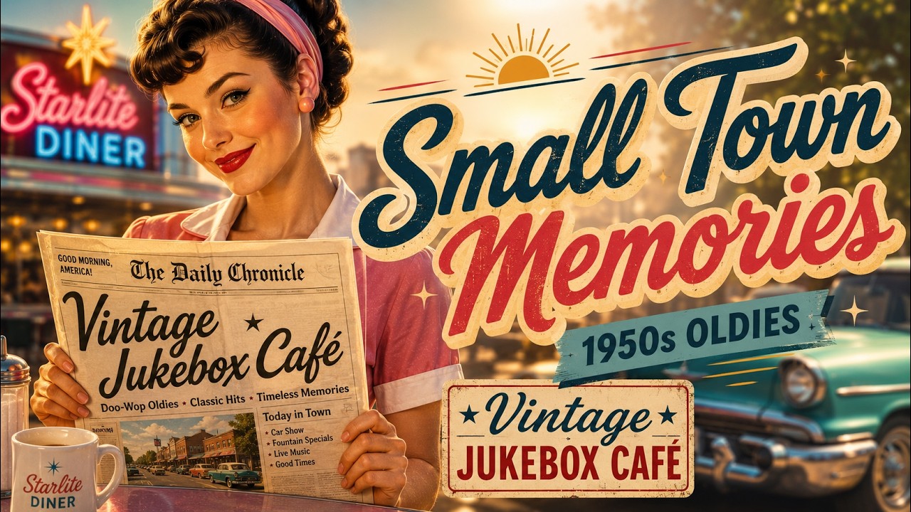 1950s Americana Doo-Wop Love Songs ☕ Vintage Jukebox Café & Small