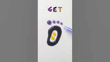 get waterdropart full #alphabetlore #colormixing #brainrot