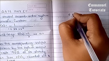 Time taken to reach STEADY STATE - solved problem GATE ECE 2019 solved paper #EmmanuelTutorials