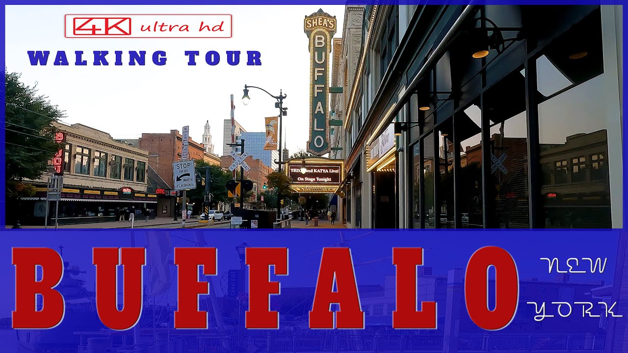 Buffalo NY [4K] Walking Tour (2022)