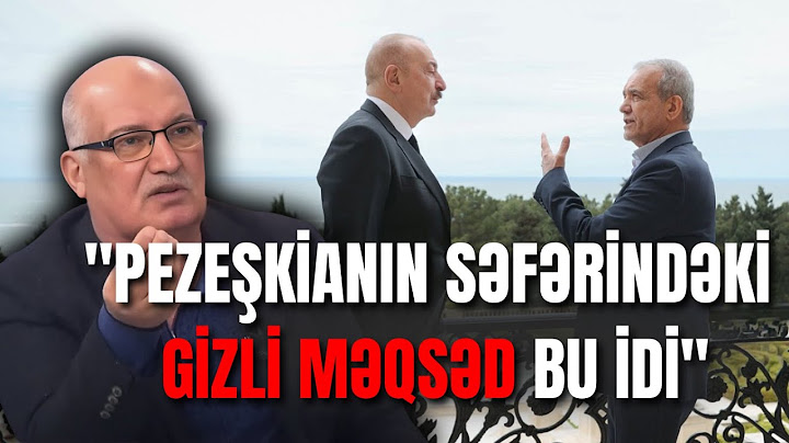 Sərdar Cəlaloğlu: "Pezeşkianın səfərindəki GİZLİ MƏQSƏD bu idi"