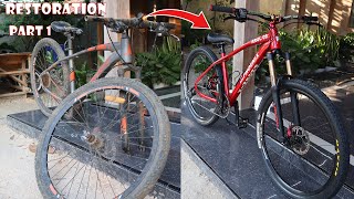 RESTORATION BIKE FROM WRACKAGE BICYCLE THE SERIES PART 1