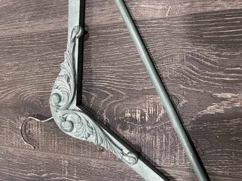 Crafting the Vintage Look: See How I Transform a Plain Coat Hanger