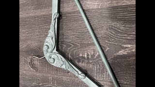 Crafting the Vintage Look: See How I Transform a Plain Coat Hanger