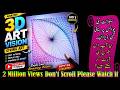 How to Draw Perfect String Art with Lines Only | #art #sting #drawing #3dartvision @3DArtVision