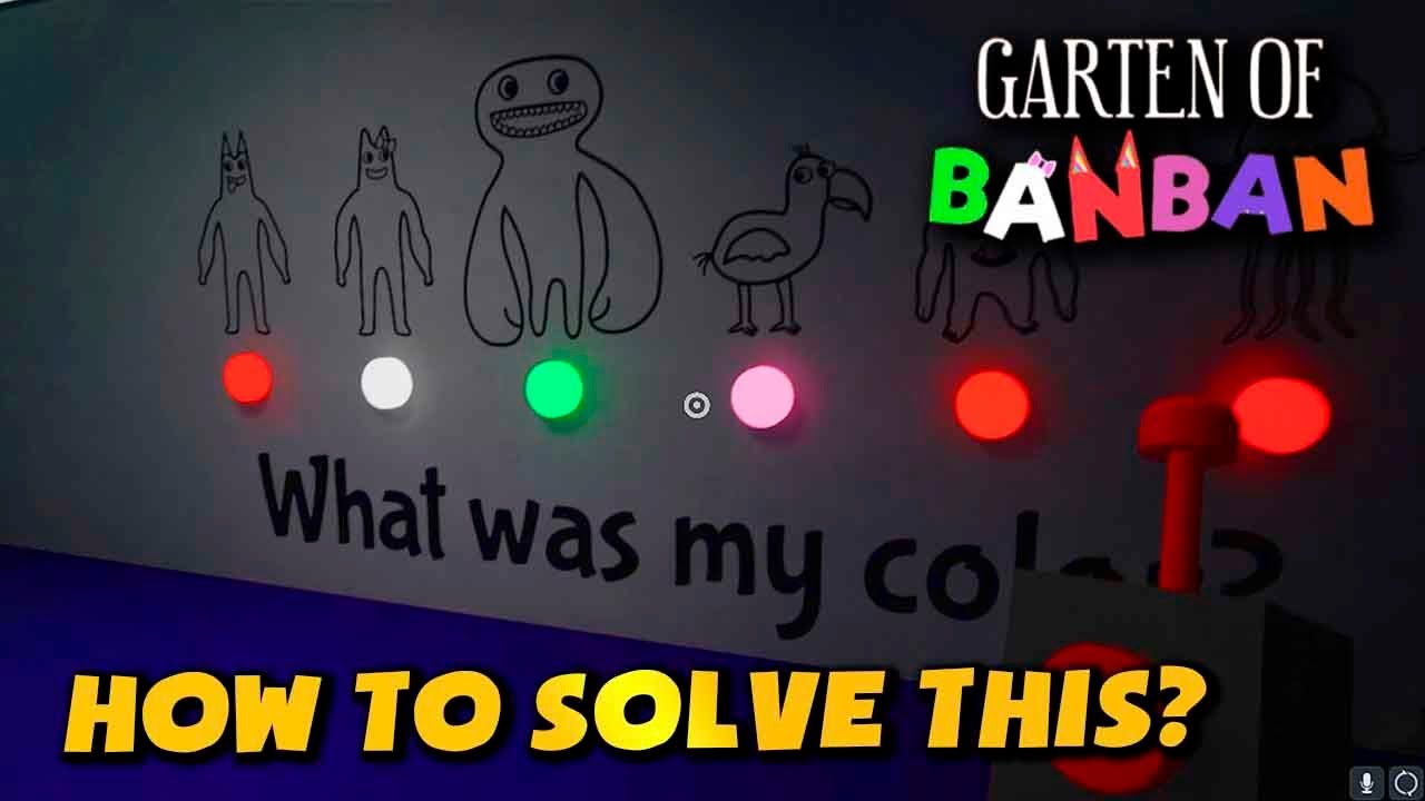 WHAT WAS MY COLOR Garten of Banban - YouTube