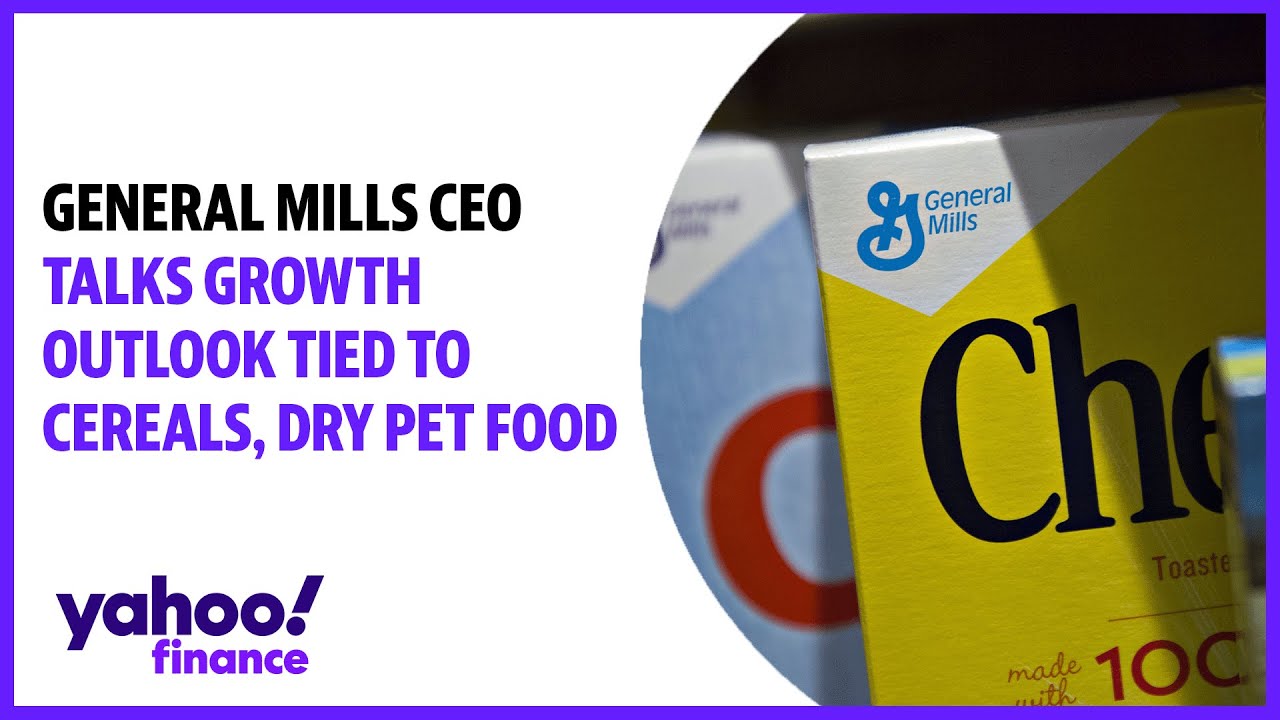 General Mills CEO talks growth outlook tied to cereals, dry pet food