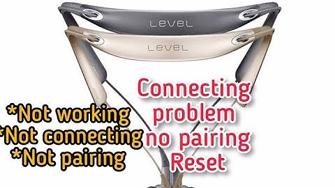 #SUMSUNG LEVEL U BLUETOOTH HEADSET HARD RESET||| by kvs cell point |||