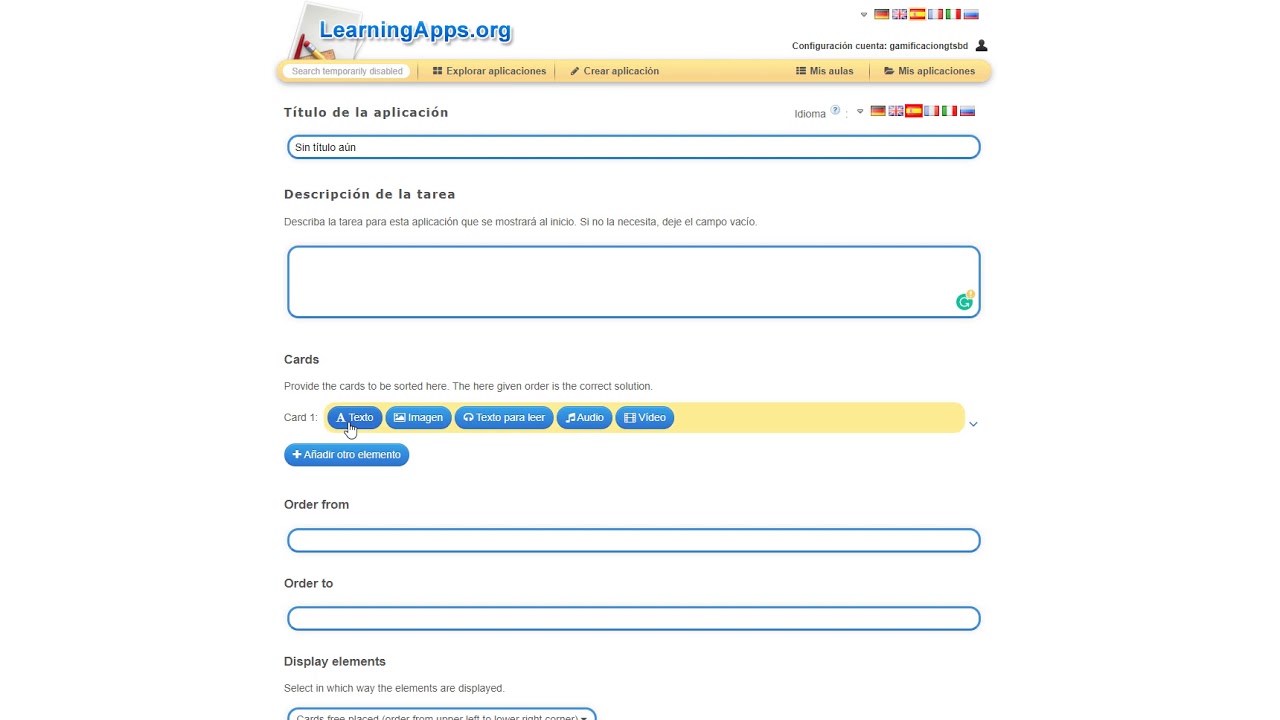 Learningapps simple order youtube