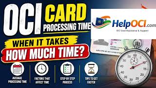 OCI Card Processing Time – When it takes how much time #ocicard #nri #helpoci