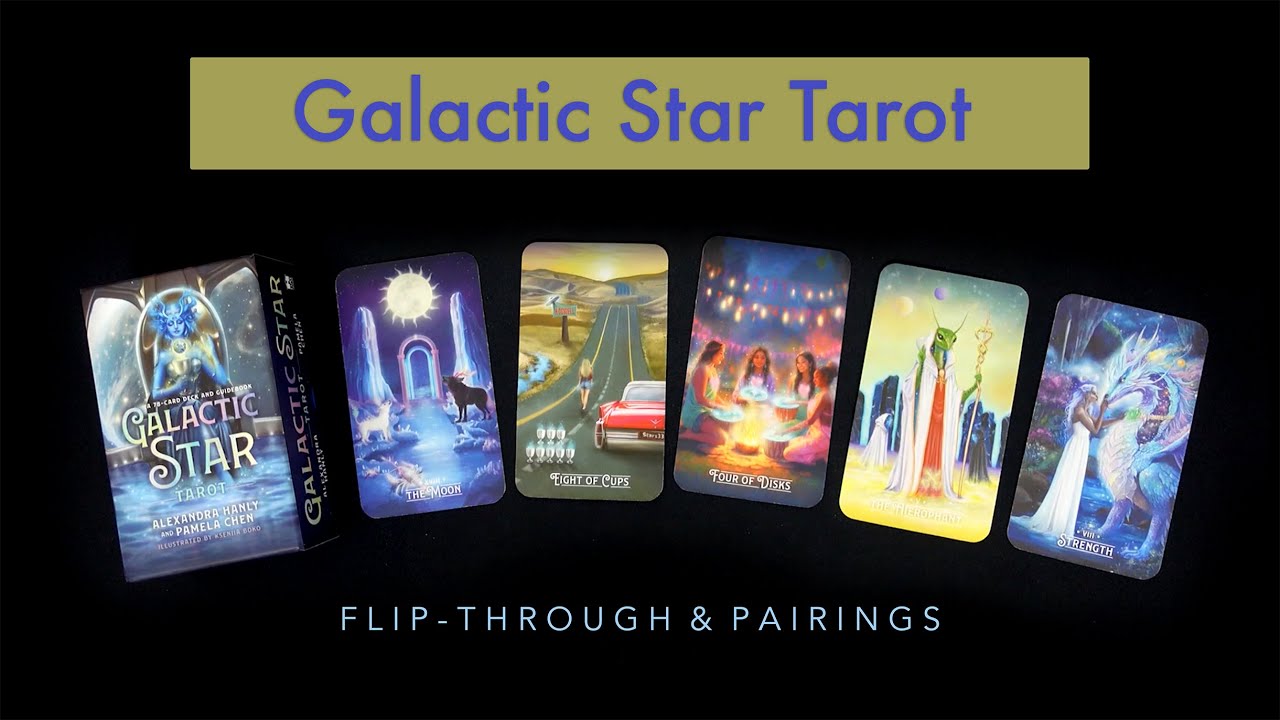 Galactic Star Tarot 🌟 Flip-through & Pairing Ideas 🛸