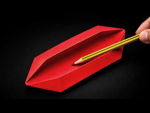 How to Make a DIY Origami Pencil Case (No Glue or Scissors)