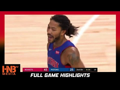 Houston Rockets vs Detroit Pistons 1.22.21 | Full Highlights